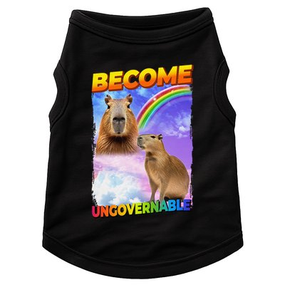 Become Ungovernable Capybara Capibara Pop Culture Doggie Tank
