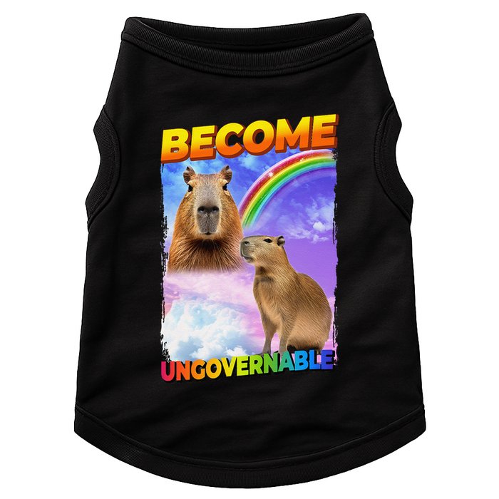 Become Ungovernable Capybara Capibara Pop Culture Doggie Tank