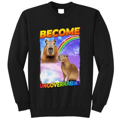 Become Ungovernable Capybara Capibara Pop Culture Sweatshirt