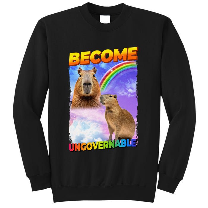 Become Ungovernable Capybara Capibara Pop Culture Sweatshirt