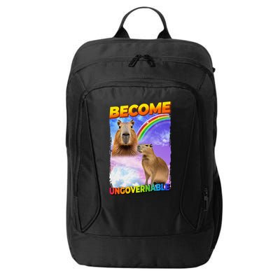 Become Ungovernable Capybara Capibara Pop Culture City Backpack