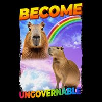 Become Ungovernable Capybara Capibara Pop Culture Sustainable Bucket Hat