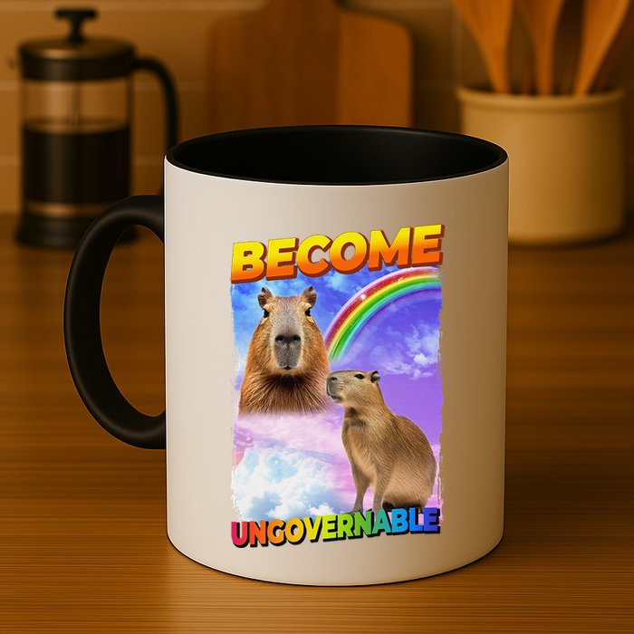 Become Ungovernable Capybara Capibara Pop Culture Mug