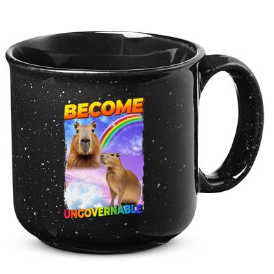 Become Ungovernable Capybara Capibara Pop Culture 15oz Campfire Ceramic Mug