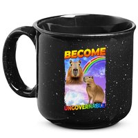 Become Ungovernable Capybara Capibara Pop Culture 15oz Campfire Ceramic Mug