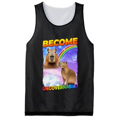 Become Ungovernable Capybara Capibara Pop Culture Mesh Reversible Basketball Jersey Tank