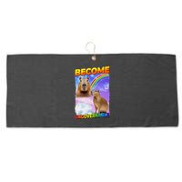 Become Ungovernable Capybara Capibara Pop Culture Large Microfiber Waffle Golf Towel