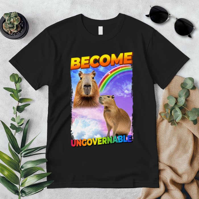 Become Ungovernable Capybara Capibara Pop Culture Premium T-Shirt