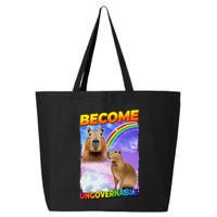 Become Ungovernable Capybara Capibara Pop Culture 25L Jumbo Tote