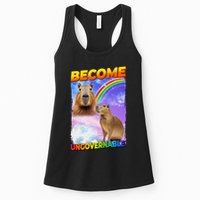 Become Ungovernable Capybara Capibara Pop Culture Womens Tank Top