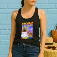 Become Ungovernable Capybara Capibara Pop Culture Womens Tank Top