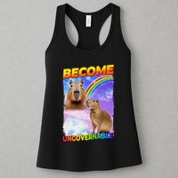 Become Ungovernable Capybara Capibara Pop Culture Womens Tank Top