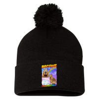 Become Ungovernable Capybara Capibara Pop Culture Pom Pom 12in Knit Beanie