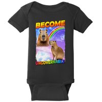 Become Ungovernable Capybara Capibara Pop Culture Baby Bodysuit