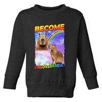 Become Ungovernable Capybara Capibara Pop Culture Toddler Sweatshirt