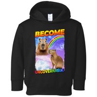 Become Ungovernable Capybara Capibara Pop Culture Toddler Hoodie