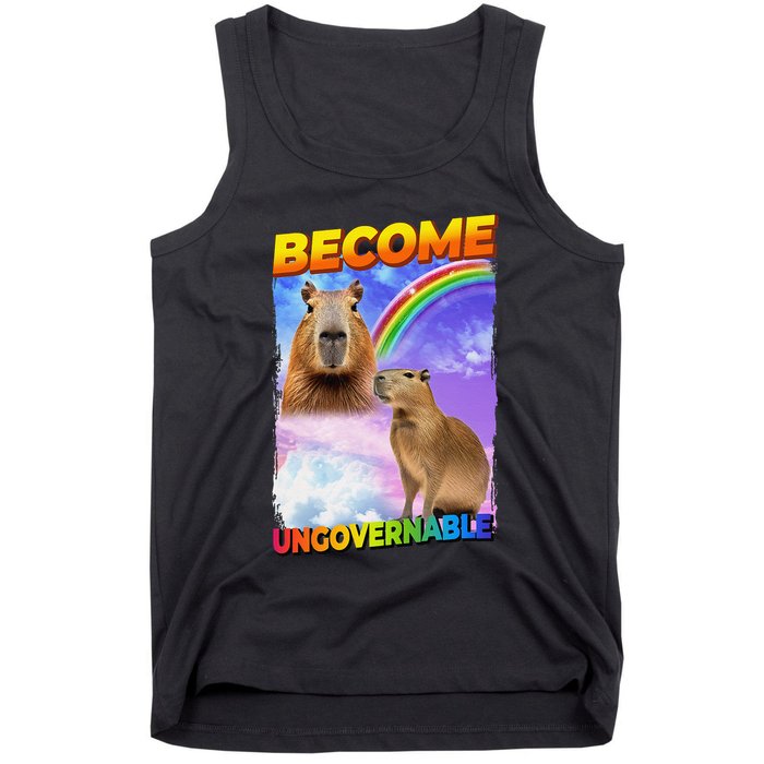 Become Ungovernable Capybara Capibara Pop Culture Tank Top