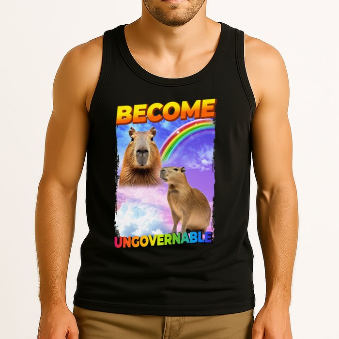 Become Ungovernable Capybara Capibara Pop Culture Tank Top