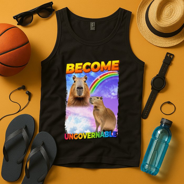 Become Ungovernable Capybara Capibara Pop Culture Tank Top