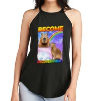 Become Ungovernable Capybara Capibara Pop Culture Women's Perfect Tri Rocker Tank