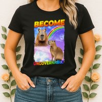 Become Ungovernable Capybara Capibara Pop Culture Womens T-Shirt