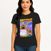 Become Ungovernable Capybara Capibara Pop Culture Womens T-Shirt