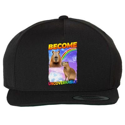 Become Ungovernable Capybara Capibara Pop Culture Wool Snapback Cap