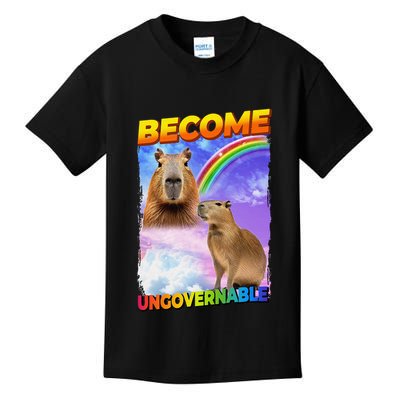 Become Ungovernable Capybara Capibara Pop Culture Kids T-Shirt