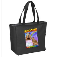 Become Ungovernable Capybara Capibara Pop Culture Zip Tote Bag