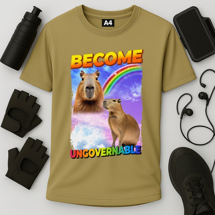 Become Ungovernable Capybara Capibara Pop Culture Performance Shirt