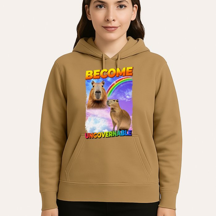 Become Ungovernable Capybara Capibara Pop Culture Hoodie