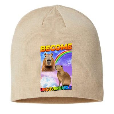 Become Ungovernable Capybara Capibara Pop Culture Sustainable Beanie