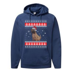 Bulldog Ugly Christmas Performance Fleece Hoodie