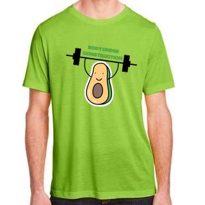 Body Under Construction Funny Motivational Workout Gym Lover Adult ChromaSoft Performance T-Shirt