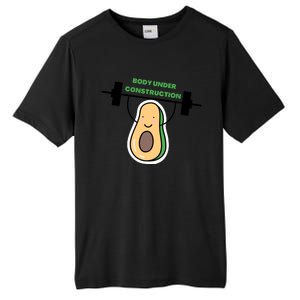 Body Under Construction Funny Motivational Workout Gym Lover Tall Fusion ChromaSoft Performance T-Shirt