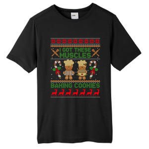 Baker Ugly Christmas Baking Cookies Sweater Gift Tall Fusion ChromaSoft Performance T-Shirt