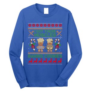 Baker Ugly Christmas Baking Cookies Sweater Gift Long Sleeve Shirt