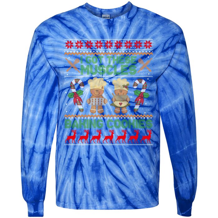 Baker Ugly Christmas Baking Cookies Sweater Gift Tie-Dye Long Sleeve Shirt