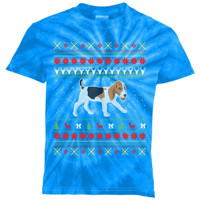 Beagle Ugly Christmas Great Funny Gift Design Funny Gift Kids Tie-Dye T-Shirt