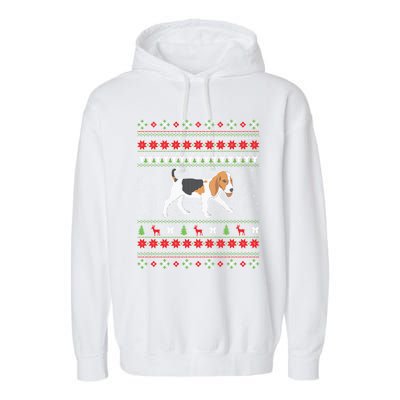 Beagle Ugly Christmas Great Funny Gift Design Funny Gift Garment-Dyed Fleece Hoodie