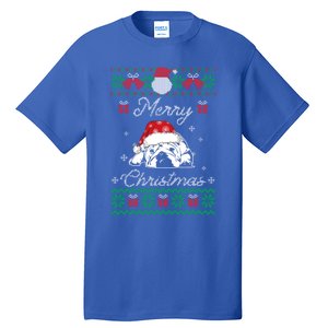 Bulldog Ugly Christmas Gift English Bulldog Lover Cute Gift Tall T-Shirt