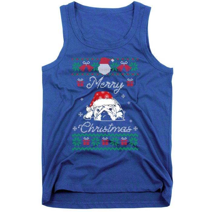 Bulldog Ugly Christmas Gift English Bulldog Lover Cute Gift Tank Top