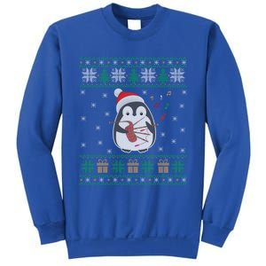 Bagpipes Ugly Christmas Sweater Penguin Xmas Family Matching Cute Gift Sweatshirt