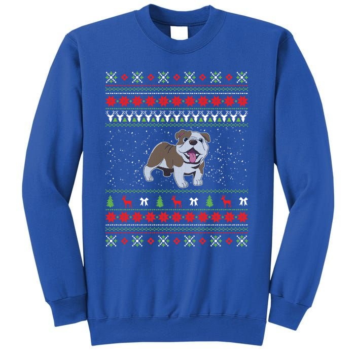 Bulldog Ugly Christmas Funny Gift Design Funny Gift Sweatshirt