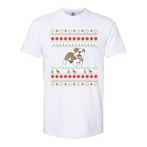 Bulldog Ugly Christmas Funny Gift Design Funny Gift Softstyle CVC T-Shirt