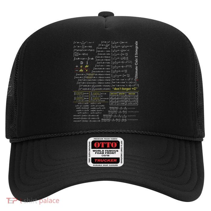 blackpenredpen ultimate calculus 2 integral High Crown Mesh Back Trucker Hat