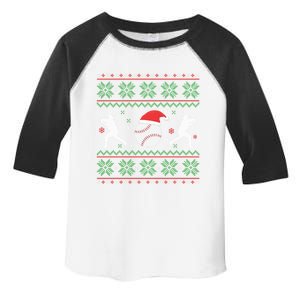 Baseball Ugly Christmas Funny Xmas Baseball Gift Toddler Fine Jersey T-Shirt