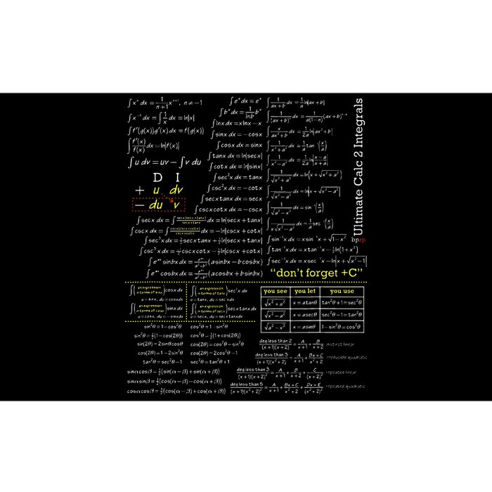 Blackpenredpen Ultimate Calculus 2 Integral Bumper Sticker