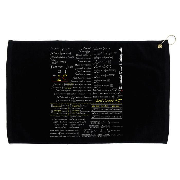 Blackpenredpen Ultimate Calculus 2 Integral Grommeted Golf Towel