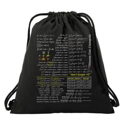 Blackpenredpen Ultimate Calculus 2 Integral Drawstring Bag